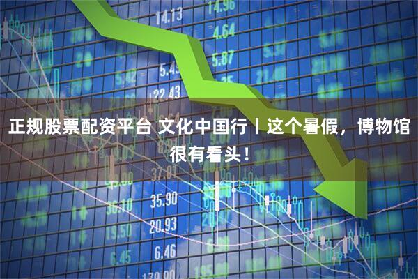 正规股票配资平台 文化中国行丨这个暑假，博物馆很有看头！